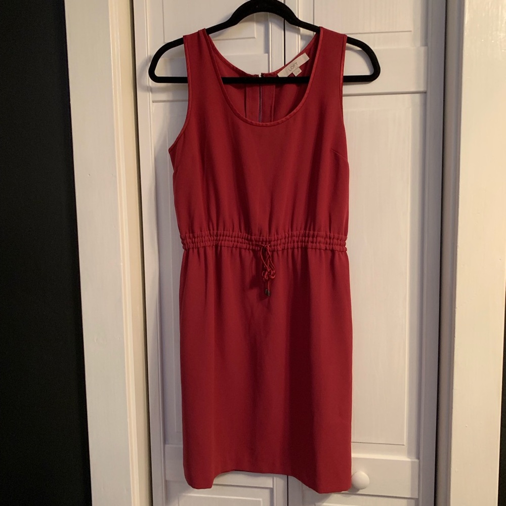 Loft Tie Waist Dress